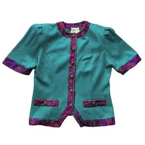 90’s Vintage Jeffery & Dara Evening Button Up Top